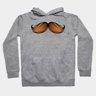 Mustache Ideology Handlebar Mustache Hoodie